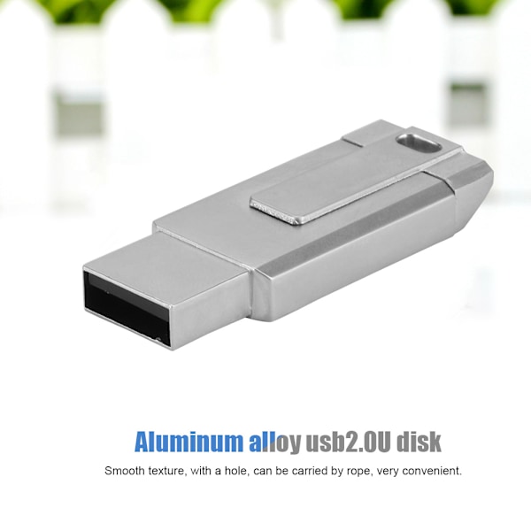 16G Sammenføjet Legering U-disk med Hul USB 2.0 Flash Disk Memory Stick til TV Computer Router