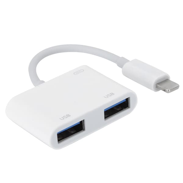 USB 3.0-adapter 3 i 1 adapter splitter kameraomformer hub datamaskintilbehør