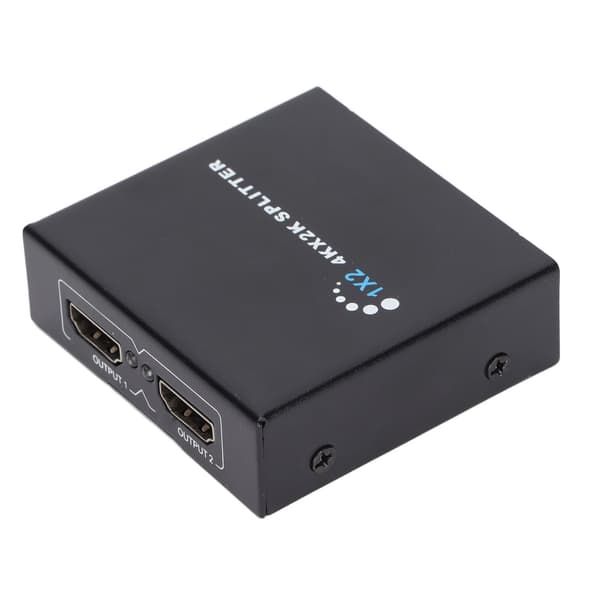 HD Multimedia Interface Splitter 1 ind 2 ud HD Multimedia Interface Extender til skærme LCD-tv'er computere 100‑240VUK-stik