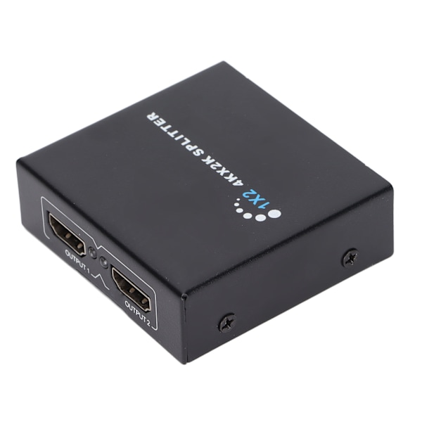 HD Multimedia Interface Splitter 1 inn 2 ut HD Multimedia Interface Extender for Monitorer LCD TV-er Datamaskiner 100‑240VUK Plugg
