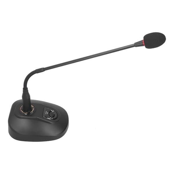 Kablet svanehalsmikrofon til skrivebordskonference, cardioid pege mikrofon til udsendelse 100‑240V
