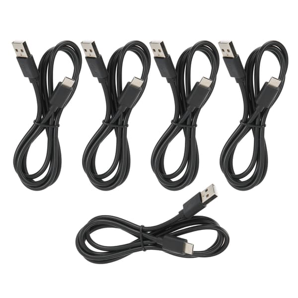 5 st laddningskabel USB C datakabel laddningskabel för Switch Lite-kontrollertillbehör