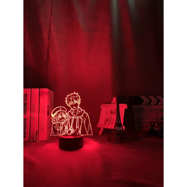 in/Spectre LED Nattlampa Animelampa Kotoko för Sovrumsdekoration Nattlampa Barn Barnfödelsedagspresent Kyokou Suiri Ljus Kuro