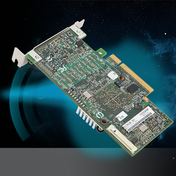 LSI 9267-8i 2208 6Gb/s 512MB PCI-E 2.0 8-port SATA SAS RAID0/1/10 Controller-kort med låg baffel