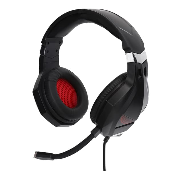 G319 Computer Headset med led-lys, kablet gaming-headset med mikrofon til PS4