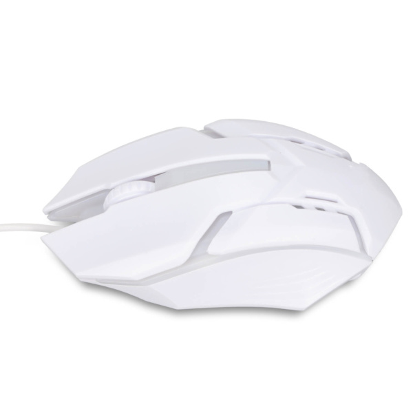 Spelmus RGB Glowing Breathing Light 1600 DPI 3D Scroll Wheel Ergonomisk Trådbunden USB Datormus för PC