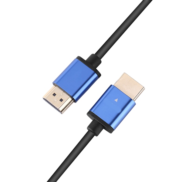 1920x1080P HDMI-kabel i aluminiumlegering, 4 mm diameter, 0,9 m