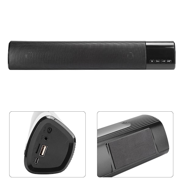 Trådløs Bluetooth-højttaler Stereo Surround Sound High Bass Bærbar højttaler til bærbar computer Telefon