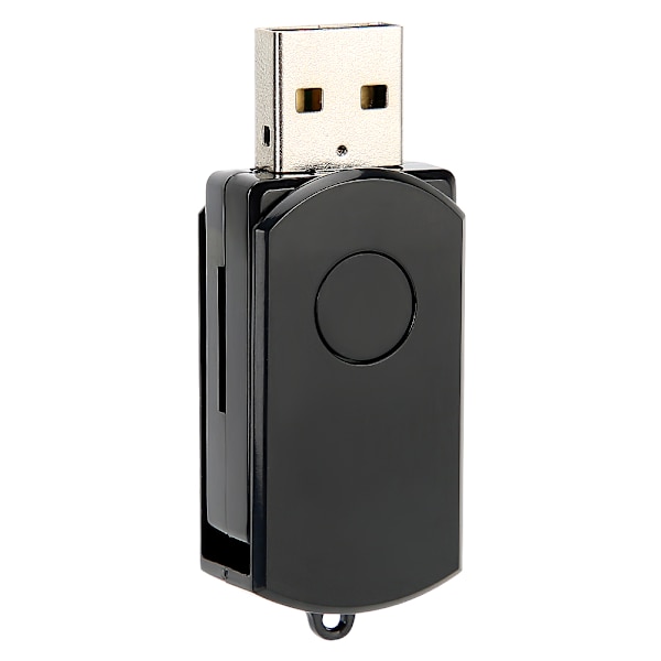 Roterande U-skiva USB-minne Röstinspelning Minneskortläsare Multifunktionell