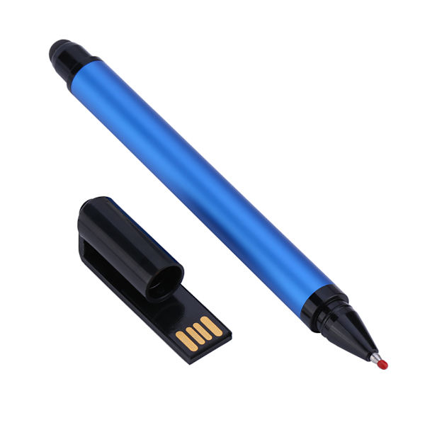 Vattentät U-disk Multifunktion 3 i 1 Gelpenna Skärmpekstift 8GB