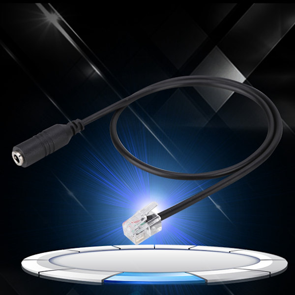3,5 mm smartphone headset-interface til RJ9/RJ10 headset-kontortelefonadapterkabel