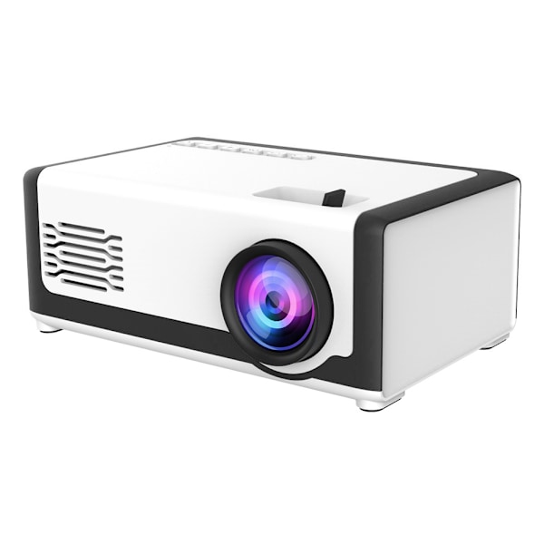 M1 Kannettava Mini LED -projektori 1080P HD HDMI USB AV Tasku Kotiteatteri Media Player 100–240V