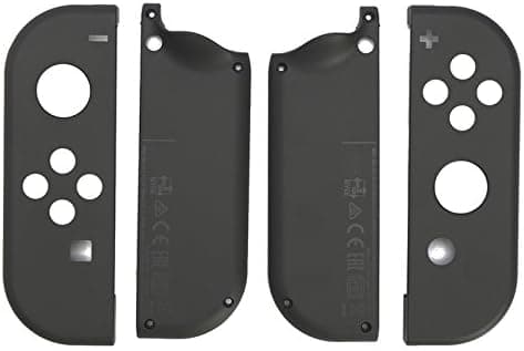 Vaihtokuori Switch NS JoyCon -ohjaimelle (Harmaa-Musta)
