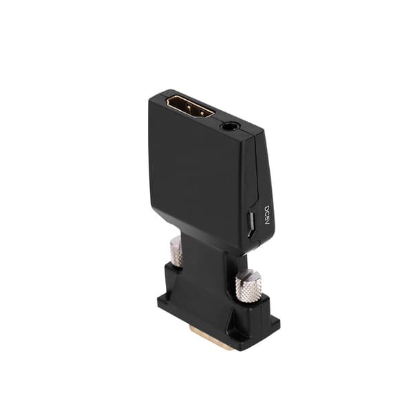 VGA Han til HDMI Hun Adapter med Lyd Interface Video Lyd Konverter til PC