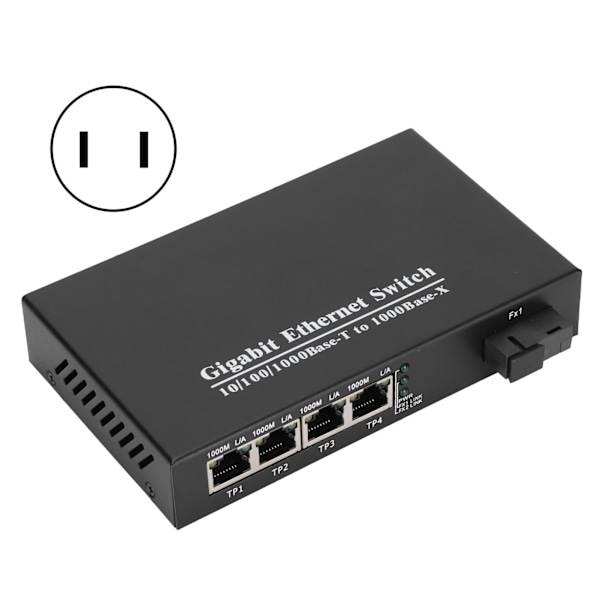 4 porte Gigabit Ethernet-switch TBCMC3714ES20A Plug Play Stabile Robuste Computernetværksswitche