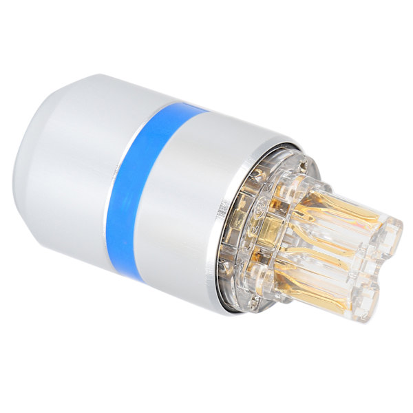 Monosaudio Audio Power Connector Ren Kobber 24K Guldbelagt Strømstik AC Strøm og HiFi Audio Connector (F107G Hun )