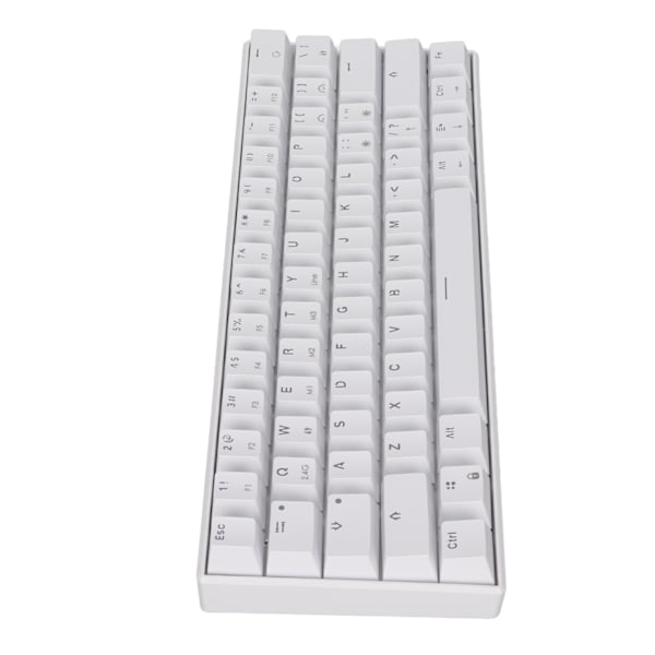 READSON Mekanisk tangentbord 61 tangenter 3 lägen Kompakt ergonomisk layout Spel tangentbord för arbete Studie Spel Svart axelkropp