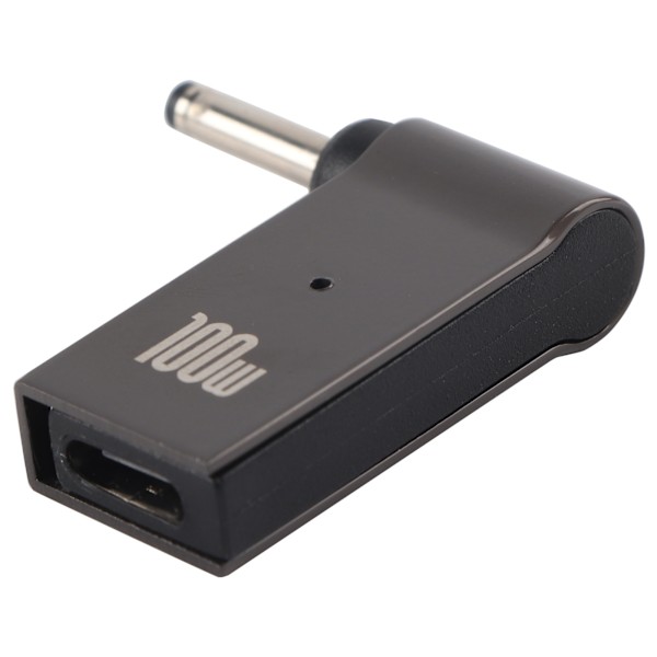 TYPE C naar DC Adapter PD Snelle Oplaad Chip Elleboog Ontwerp Compact Draagbaar 100W Notebook Stroom Adapter 3x1.1mm