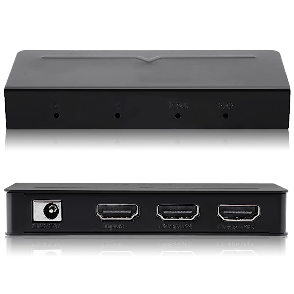 HDMI1.4 Splitter Smart Switch Enhet Ultra tynn 1x2 2160P30HZ