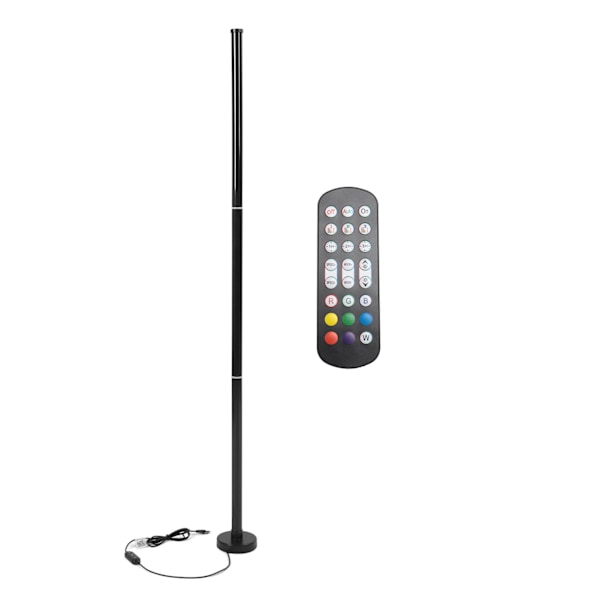 RGB gulvlampe med fargeskiftende LED hjørne gulvlampe musikksynkronisering 1000 dimbare moduser gulvlampe med fjernkontroll for rom bar