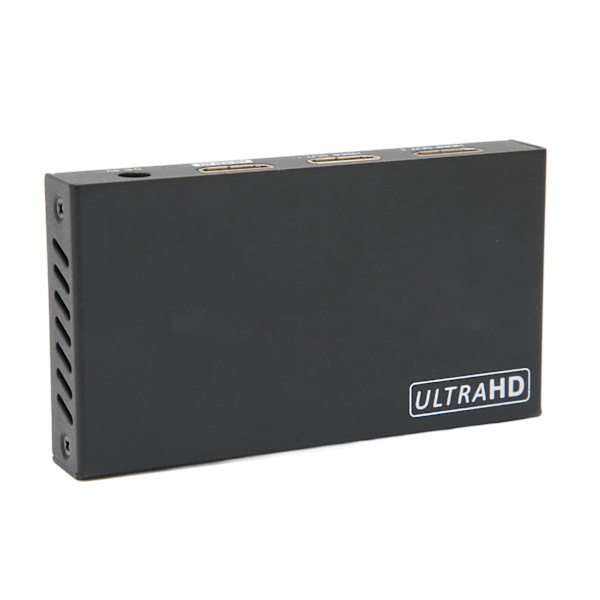 HD Multimedia Interface-splitter 1 in 2 ut 4Kx2K vid 60Hz 18Gbps bandbreddsomkopplare för PS3 TV DVD-spelare 100‑240V EU-kontakt
