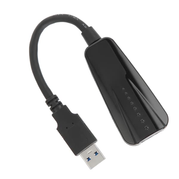 USB til Ethernet-adapter 10/100/1000M USB 3.0 til RJ45 LAN ABS Net-adapter kompatibel med Windows for Linux for OS X