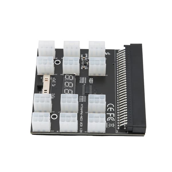 Strömadapter Breakout Board Adapter PCB 12 ATX 2x3Pins Konverter 12V för HP PSU GPU Mining