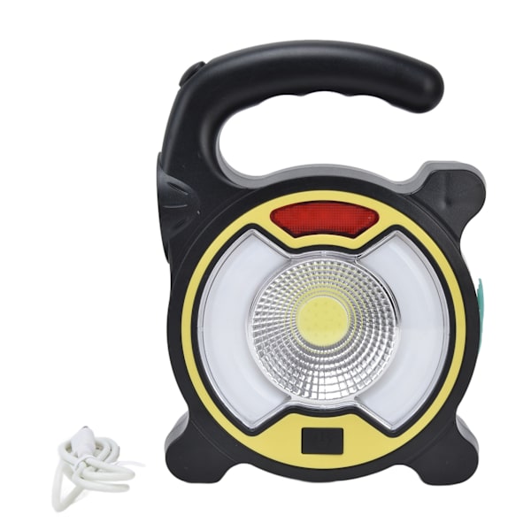 Camping Lykta Handhållen Sollampa LED Nödlampa för Utomhus Nattfiske Arbetsäventyr