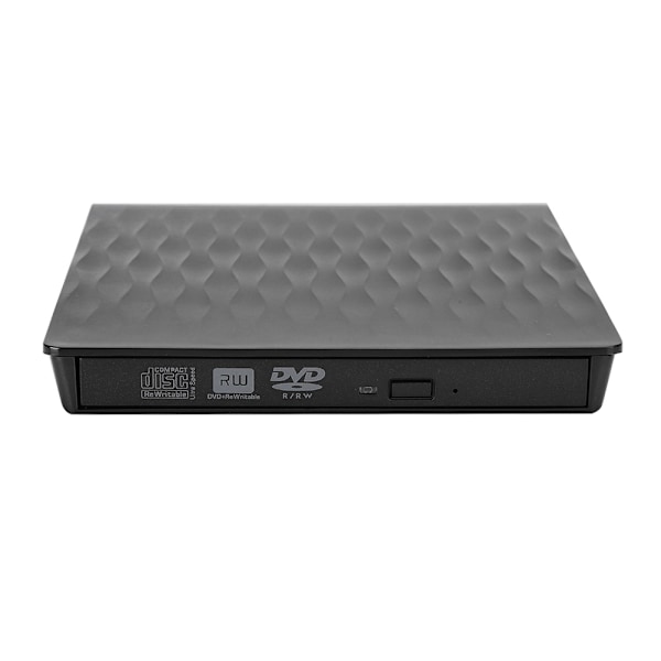 USB 3.0 Brännare Extern optisk enhet DVD-skrivare Stationär bärbar dator Tillbehör Typ C Svart(Svart )