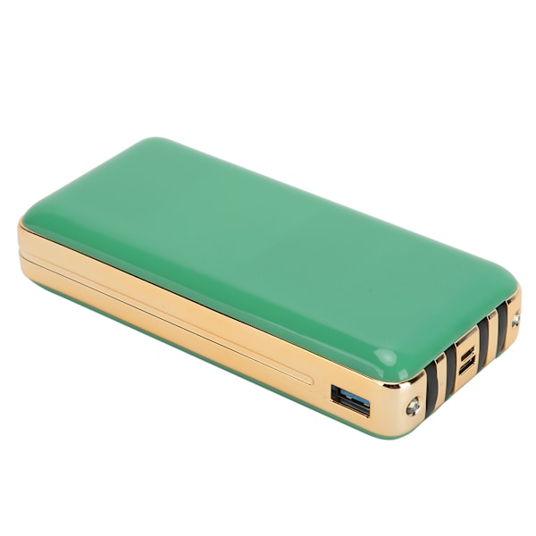 Bærbar Powerbank 30000Mah MultiPort Mobiltelefon Lader Powerbank med LCD-skjerm (Grønn)