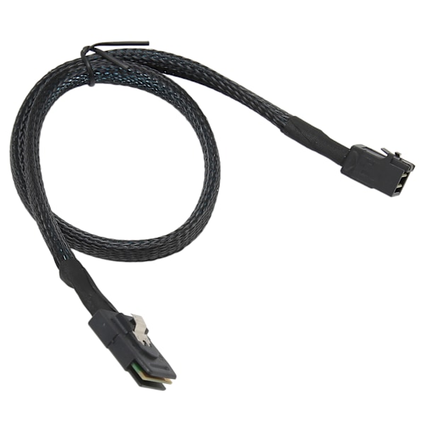 Mini SAS SFF 8643 til 8087 HD 12 Gbps overføringshastighet Lavt tap Fleksibel intern Mini SAS-kabel for datamaskinserver 0,5 m/19,7 tommer