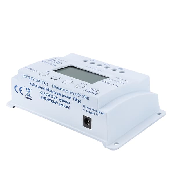 12V intelligent solcellsladdningsregulator MPPT solcellsladdningsregulator med LCD-display (20A)
