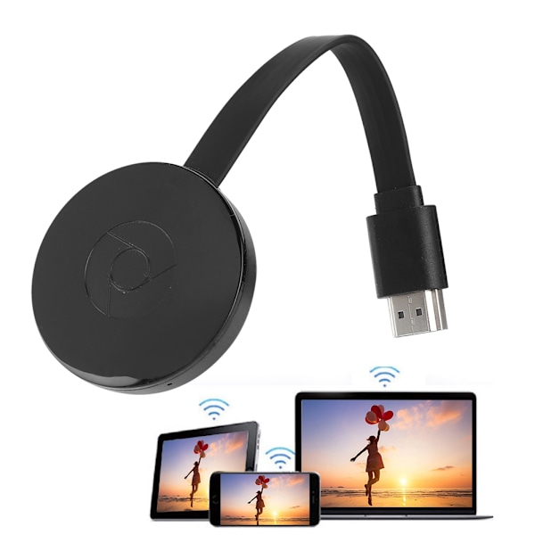 WiFi HD HDMI TV-dongelmottagare kompatibel med Airplay Miracast för IOS för Android