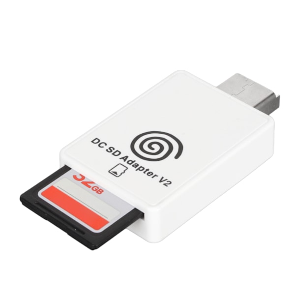 Til DC-kortlæser, opbevaringskortlæseradapter med cd til Sega Dreamcast Dreamshell V4.0-spilkonsoltilbehør