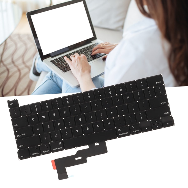 Udskiftningstastatur til OS X Laptop Pro 13inch Laptop US Tastatur 5 Million Tastetryk Udskiftningstastaturtaster