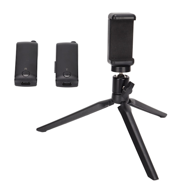 MCL-02 Trådløs Lavalier Mikrofon Omnidireksjonell Opptaksmikrofon for Smarttelefoner Kameraer Videoblogger