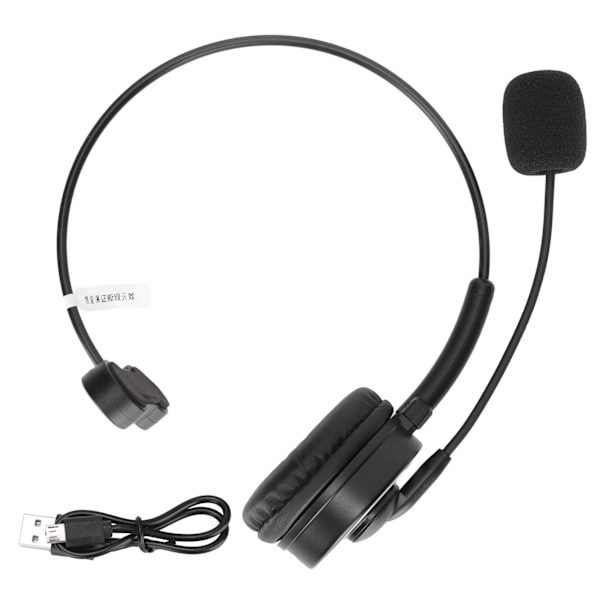 BH69 Enkelt Øre Headset Støjreducerende Bluetooth Monaural Kundeservice Headset med Mikrofon