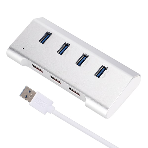 DM HB96 USB 3.0 Splitter Hub 7 porte højhastigheds dockingstation 3A