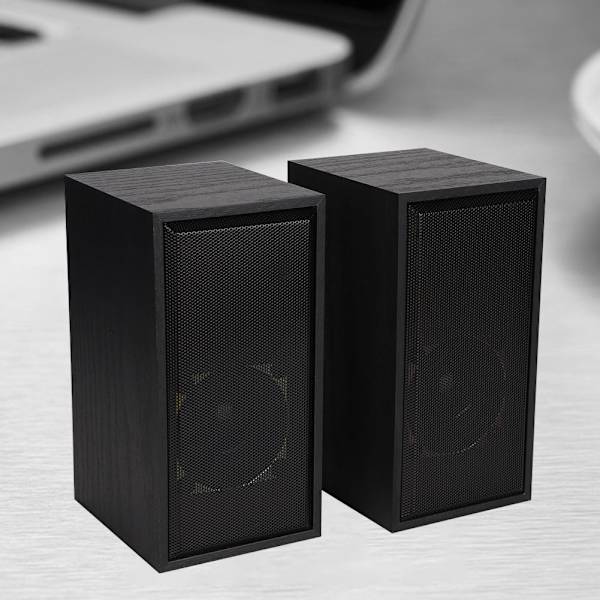 Stereo Multimedia Kolumn Järn Nät USB Skrivbord Bärbar PC Dator Trådbunden Högtalare