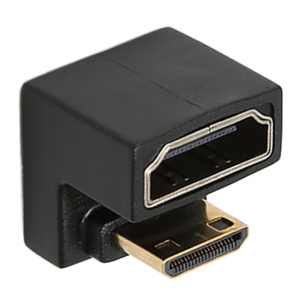 Mini HD till HD-adapter 180 grader hane till hona 8K 60Hz 48 Gbps överföring Mini HD till HD-omvandlare för PC TV-projektor
