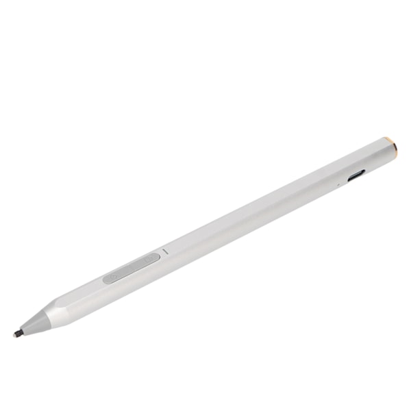 För Surface Stylus 4096 Tryckkänslig Palm Rejection Genvägstangent MPP 2.0 Smart Pen för Tablet Skrivstyrning Silver