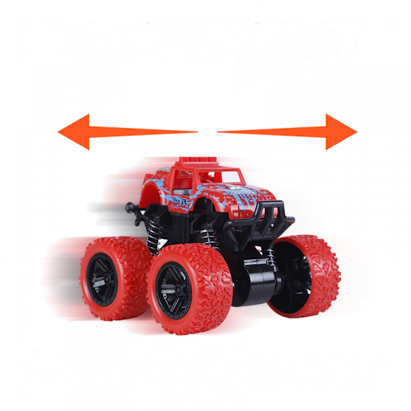 Lasten 4WD-inertia maastoajoneuvo temppu keinuauto lelukoju Neljän värin vaihtoehdot Inertia temppuajoneuvo