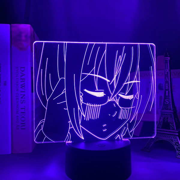 Anime LED-lampe De syv dødssynder Gowther Lys for soveromsdekorasjon No Taizai Manga LED nattlys Bursdagsgave