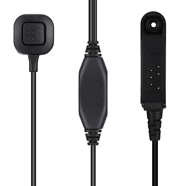 9RPLUS Retraktil Halskontroll Mikrofon Hörlurar för UV 9R BF 9700 BF A58 Walkie Talkie