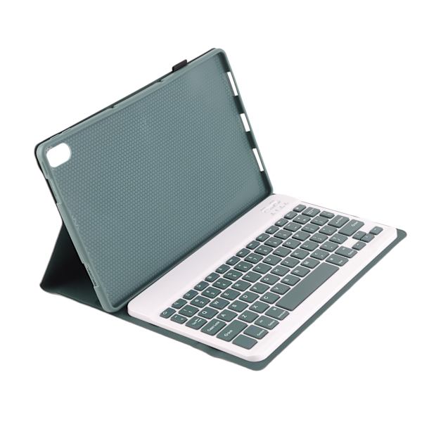 Tablett-tangentbord magnetiskt skyddande fodral BT-anslutning Slim trådlöst tangentbord för Tab P11 Plus 2021 P11 2020 mörkgrön