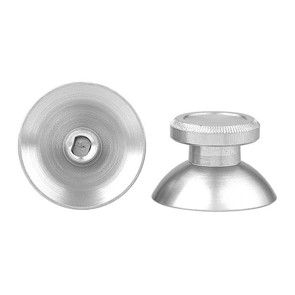 2 st spelkontroll ersättning drivs mini metallknapplock för PS4/ XBOX ONE silver