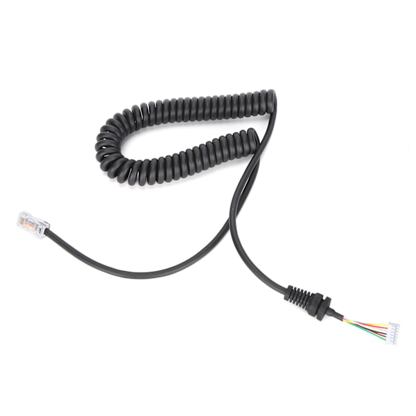 Hand Microphone Cable Compact PVC Hnad Mic Cable Replacement for Yaesu MH‑48A6J