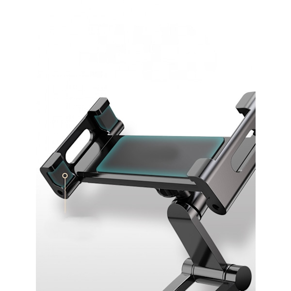 Køkken Tablet Holder 2 i 1 Vægmontering Skrivebordsstativ til 4-16,5 tommer Aluminiumlegering Metal Justerbar Multivinkel Sammenklappelig Universal