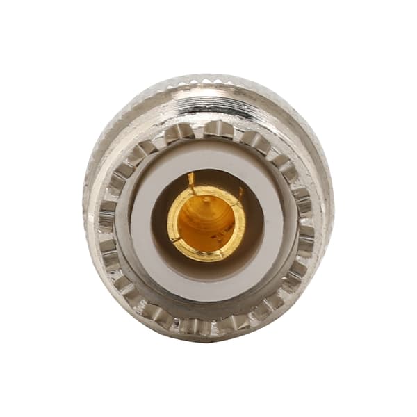 2 stk. nikkelbelagt messing SMA/UHF til KK adapterhodeadapter