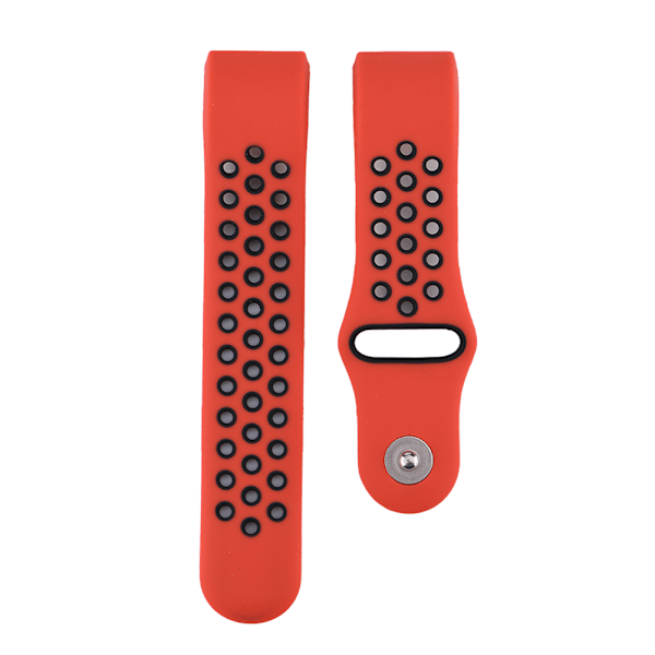 Silikoniurheiluranneke Fitbit Charge2 -väriranneke punainen ja musta